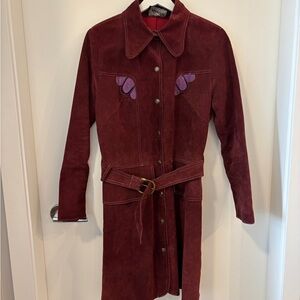 vintage 70s suede jacket
